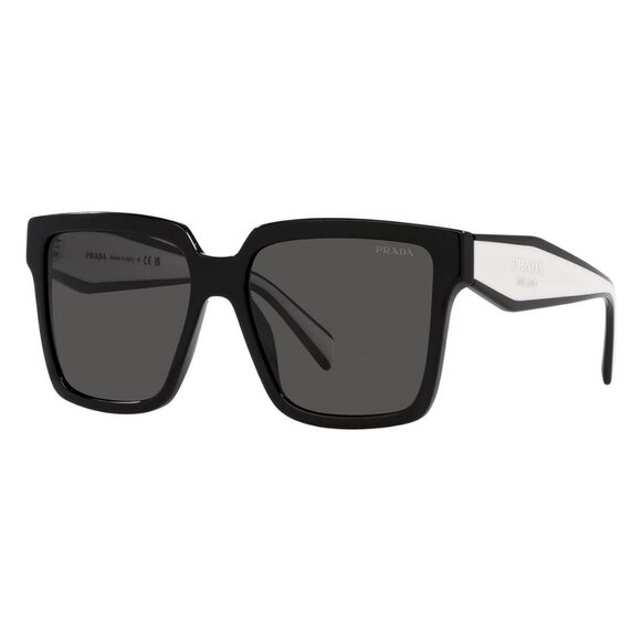 New PRADA Black Square SPR 24Z 1AB5S0 Sunglasses Women - Picture 1 of 4